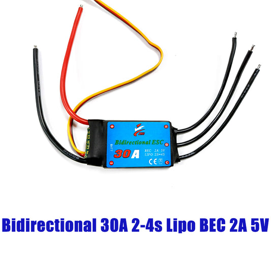 ZMR bidirectional ship model brushless ESC 12A/20A/30A/40A/50A/60A/80A with BEC for RC ship/underwater thrusters