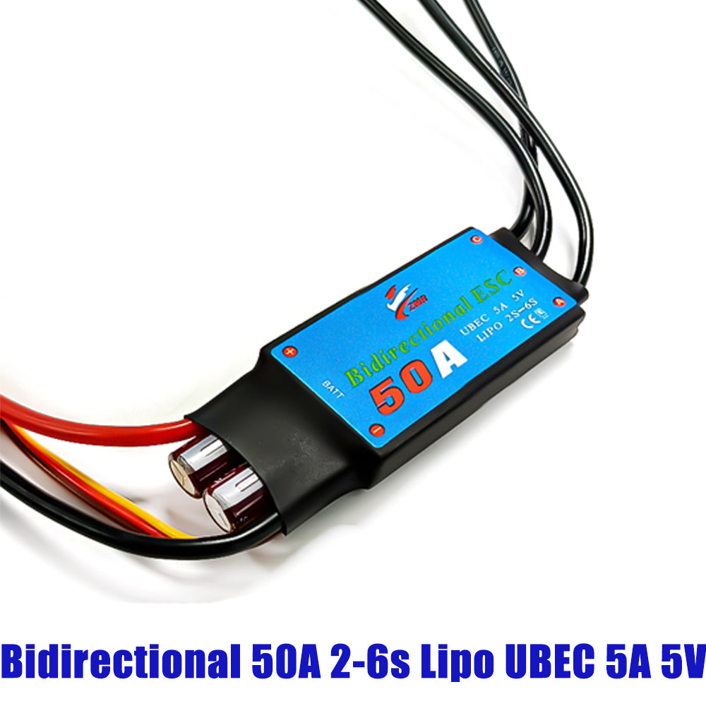 ZMR bidirectional ship model brushless ESC 12A/20A/30A/40A/50A/60A/80A with BEC for RC ship/underwater thrusters