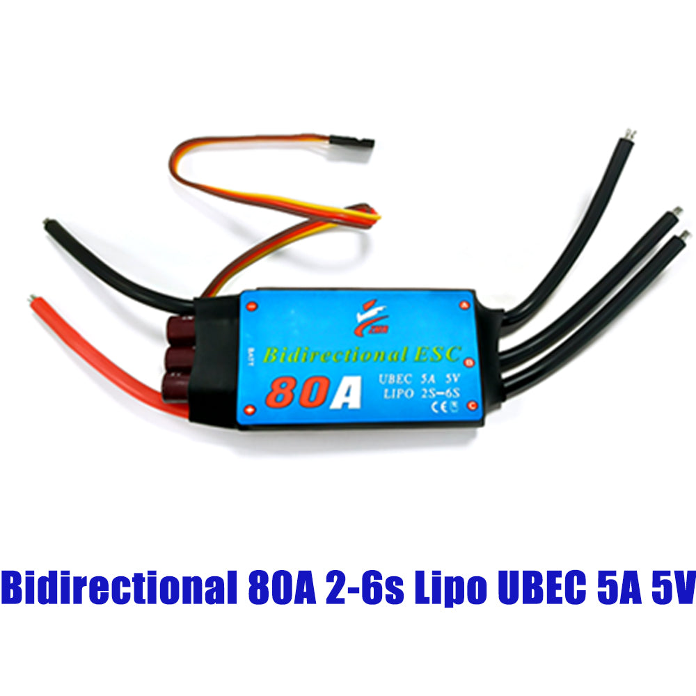 ZMR bidirectional ship model brushless ESC 12A/20A/30A/40A/50A/60A/80A with BEC for RC ship/underwater thrusters