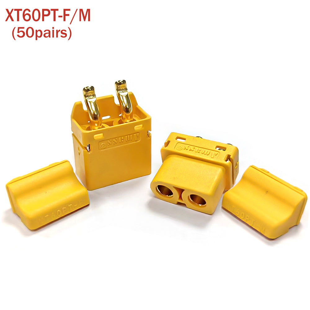 50Pairs Amass XT60PT Male Female Connector Plugs For Brushless Motor / Remote control toy parts