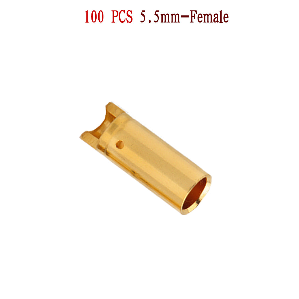 50Pairs Amass Bullet Banana Plug Connector  5.5mm 6mm  8mm Male Female for RC Lipo Battery ESC Motor