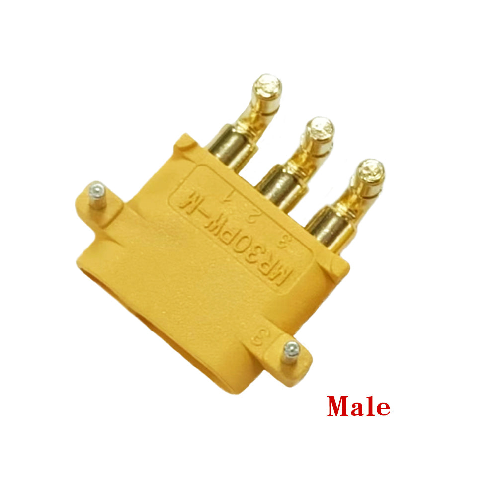 50pairs Amass MR30PW Connector Plug Female Male For RC Lipo Battery Remote Control Toy Parts