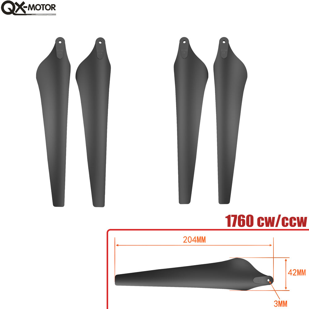 1552 1760 Carbon plastic Folding Propeller Props blades 15inch 17inch CW CCW for S800 S900 S1000 EVO Multicopter