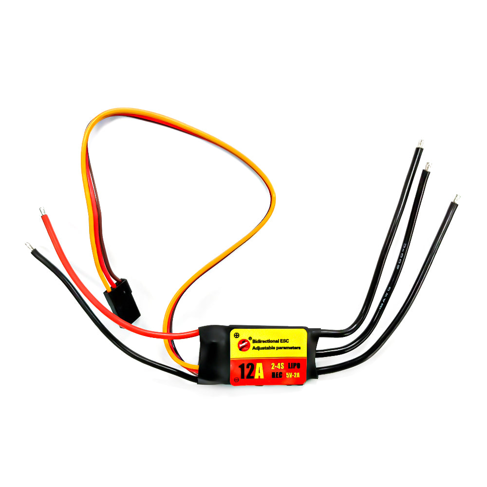 ZMR 12A/20A/30A/40A/60A/80A/100A Bidirectional Adjustable Brushless ESC for Remote Control Car Pneumatic Underwater Propeller