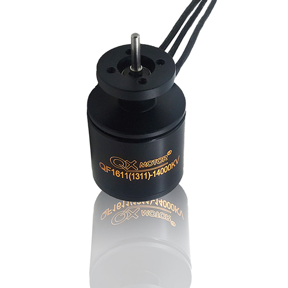 QX-MOTOR Brushless Motor QF1611 5000KV 6000KV 7000KV 14000KV Metal Brushless Motor For 30mm EDF RC DIY Airplane Parts