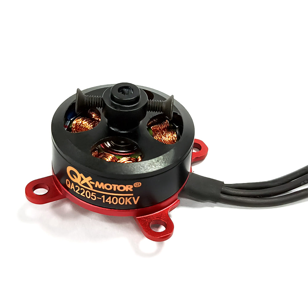 QX-MOTOR QA2205 Brushless Motor 1400KV/1800KV For RC Fixed-wing Aeroplane Airplane KT F3P