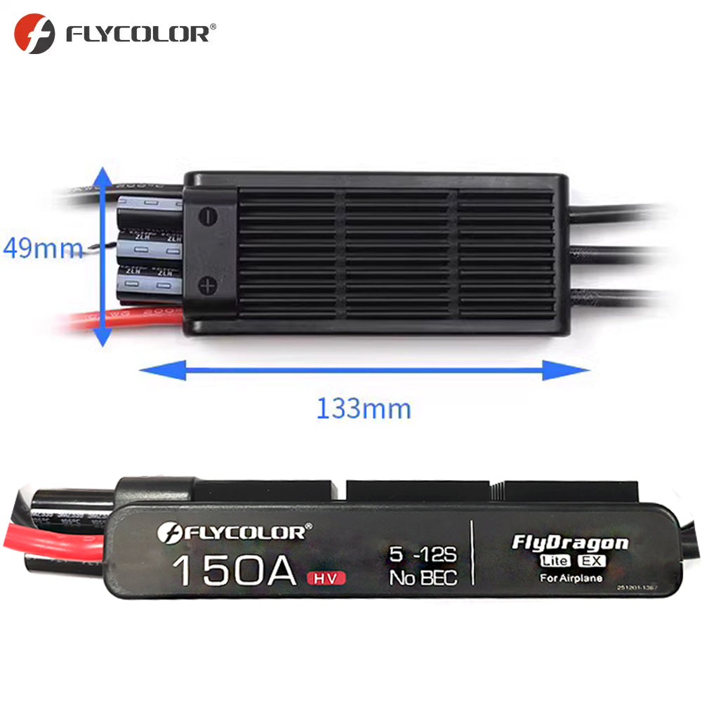 FlyColor FlyDragon HV 150A high-pressure brushless ESC 5- 12S No BEC for helicopter/fixed-wing models