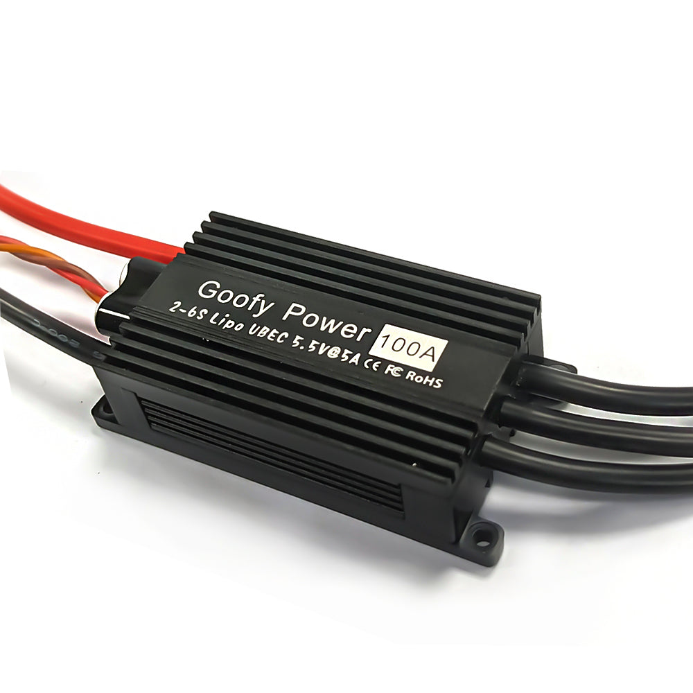 High Quality Goofy Power 100A (2~6S) SBEC Brushless Speed Controller ESC for edf motor RC Drone Airplane Parts