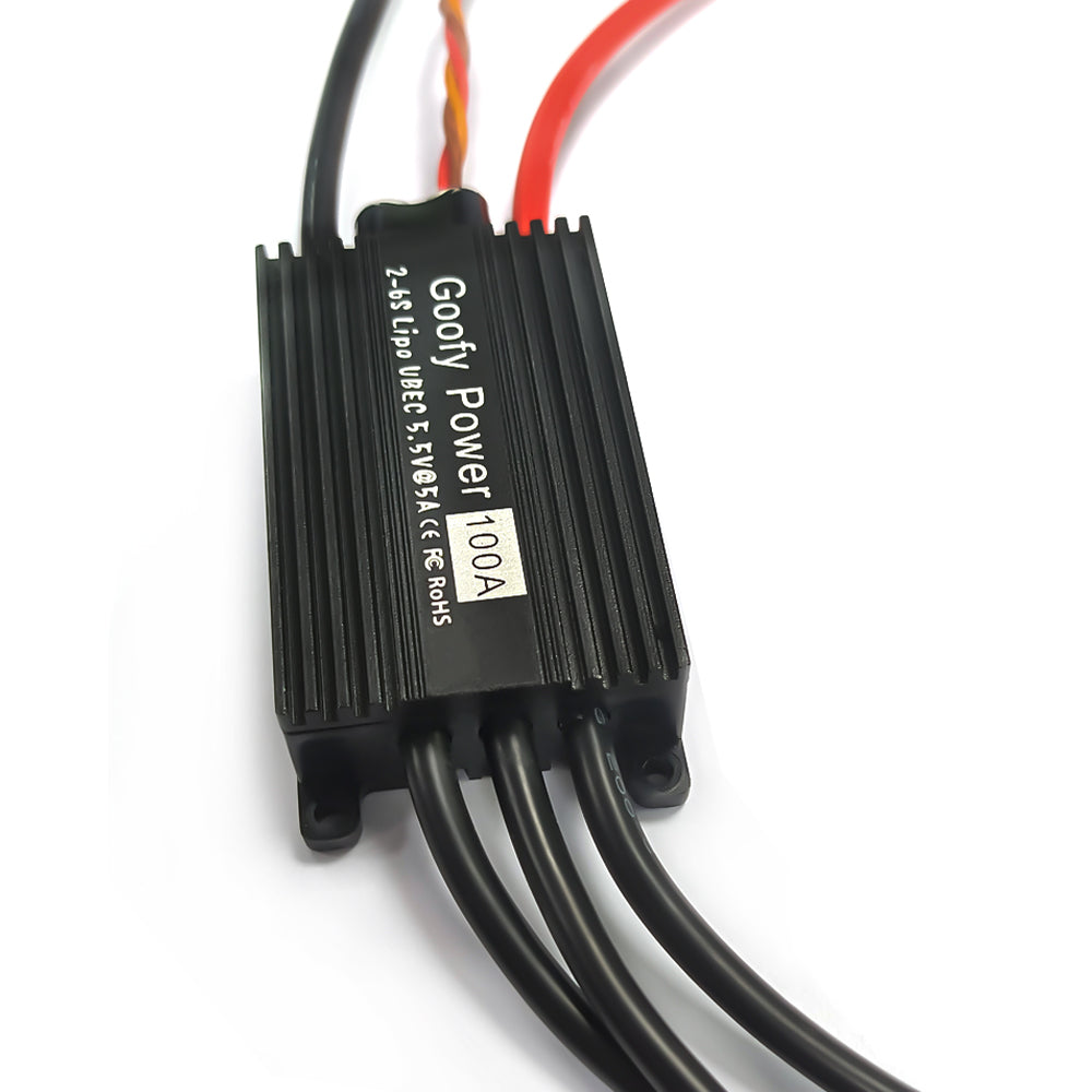 High Quality Goofy Power 100A (2~6S) SBEC Brushless Speed Controller ESC for edf motor RC Drone Airplane Parts