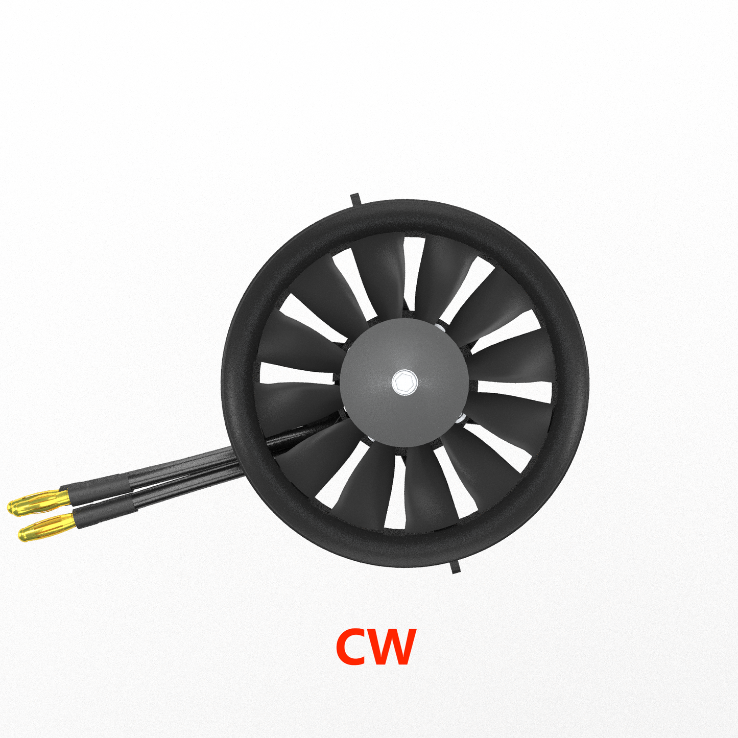 QX-Motor New 12 Blades Fan 70mm EDF  QF3027 2200KV Brushless Motor CW CCW  For Remote Control Toy Accessories