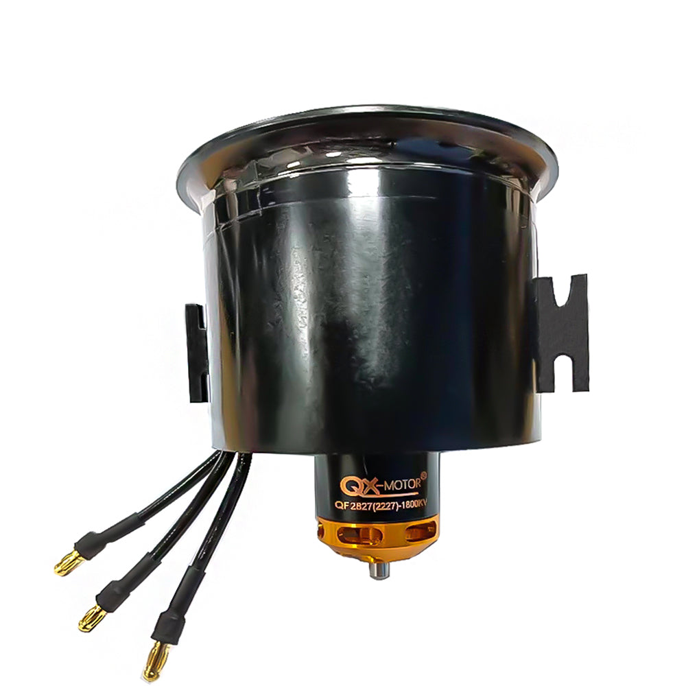 QX-Motor 70mm EDF 1800KV 2600KV 6S Power-saving Version for Model Fixed-wing 70mm Ducted Fan Aircraft Model