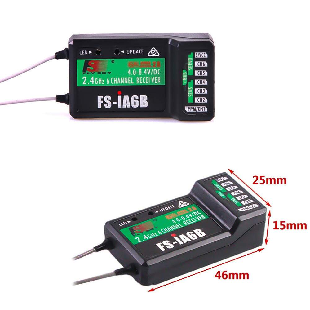 FlySky FS-IA6B FS-IA6 FS-IA10B Receiver Receptor Para i6 i6s i10 Transmisor De Control Remoto Partes