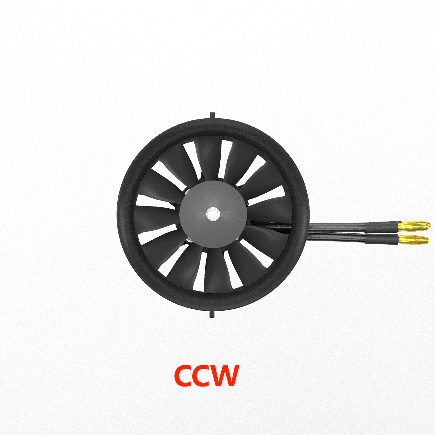 QX-Motor New 12 Blades Fan 70mm EDF  QF3027 2200KV Brushless Motor CW CCW  For Remote Control Toy Accessories