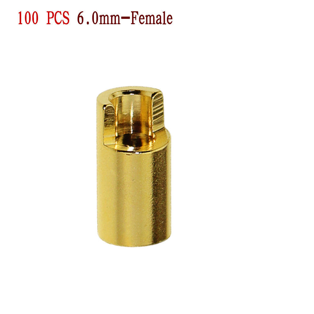 50Pairs Amass Bullet Banana Plug Connector  5.5mm 6mm  8mm Male Female for RC Lipo Battery ESC Motor