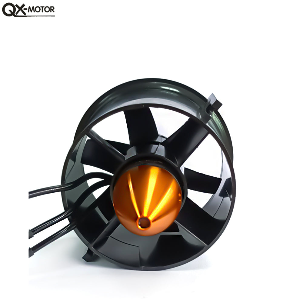 QX-MOTOR 70mm EDF 6 Blades Ducted Fan QF2822 3000KV Brushless Motor for FMS RC Drone DIY Parts