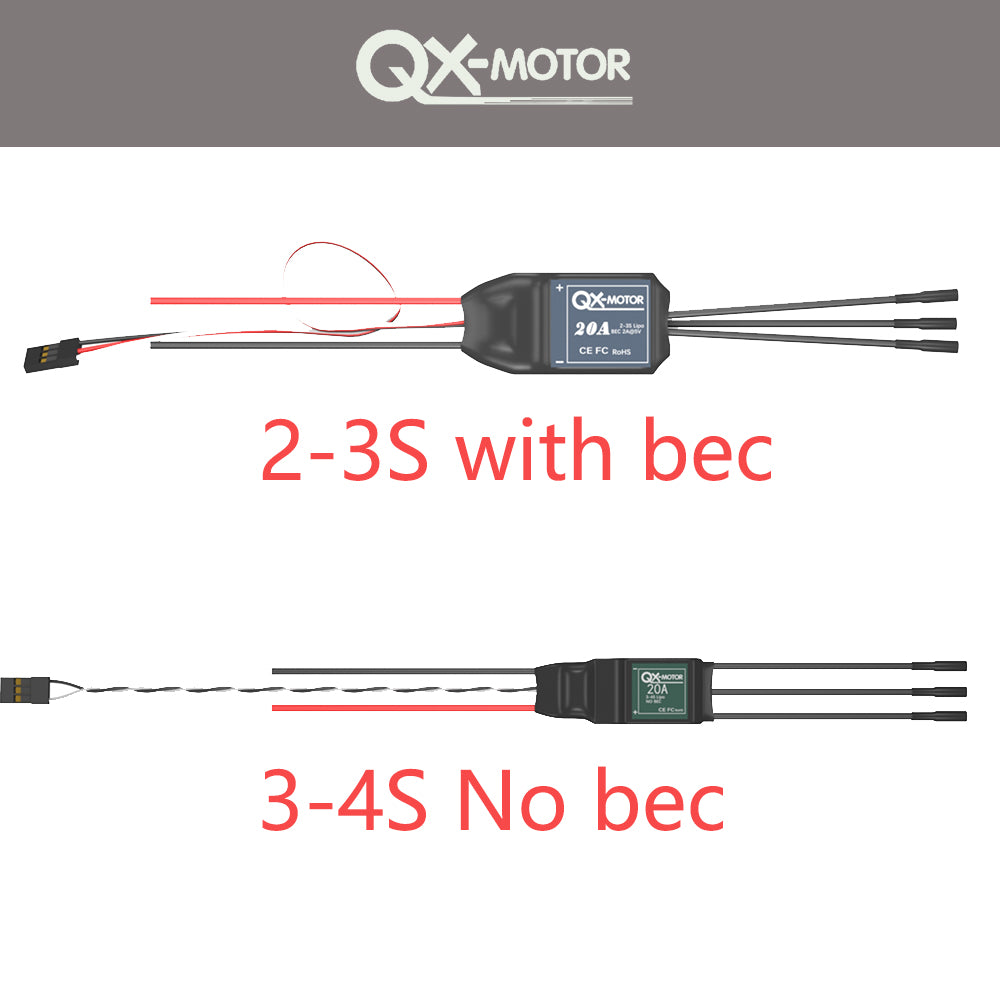 QX-Motor 30mm EDF ducted fan with 20A ESC 2S 3s 4s for Remote control toy parts