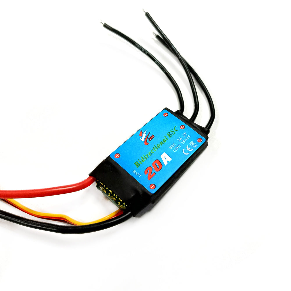 ZMR bidirectional ship model brushless ESC 12A/20A/30A/40A/50A/60A/80A with BEC for RC ship/underwater thrusters