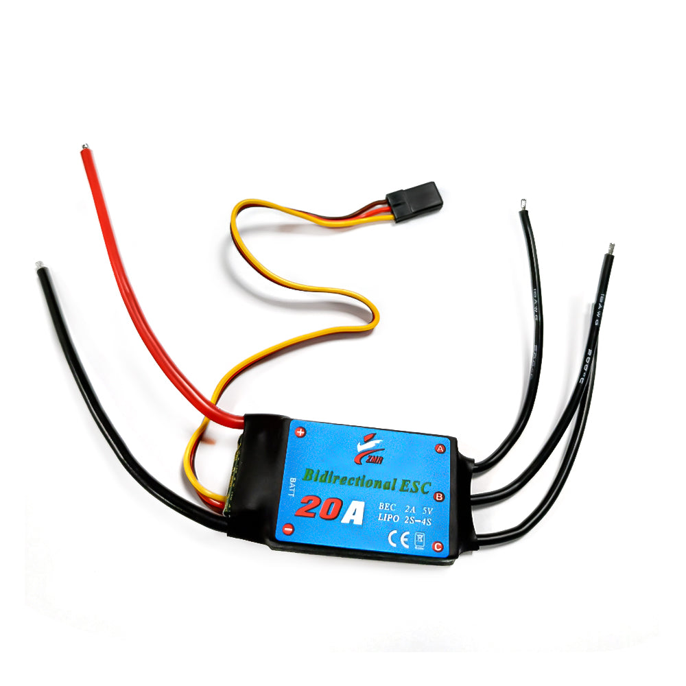 ZMR bidirectional ship model brushless ESC 12A/20A/30A/40A/50A/60A/80A with BEC for RC ship/underwater thrusters