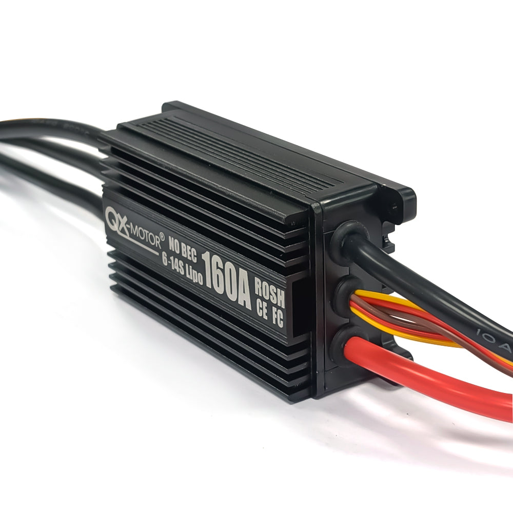 QX-MOTOR 160A 6-14S Lipo Brushless ESC No BEC for 90MM EDF RC Aircraft Quadcopter