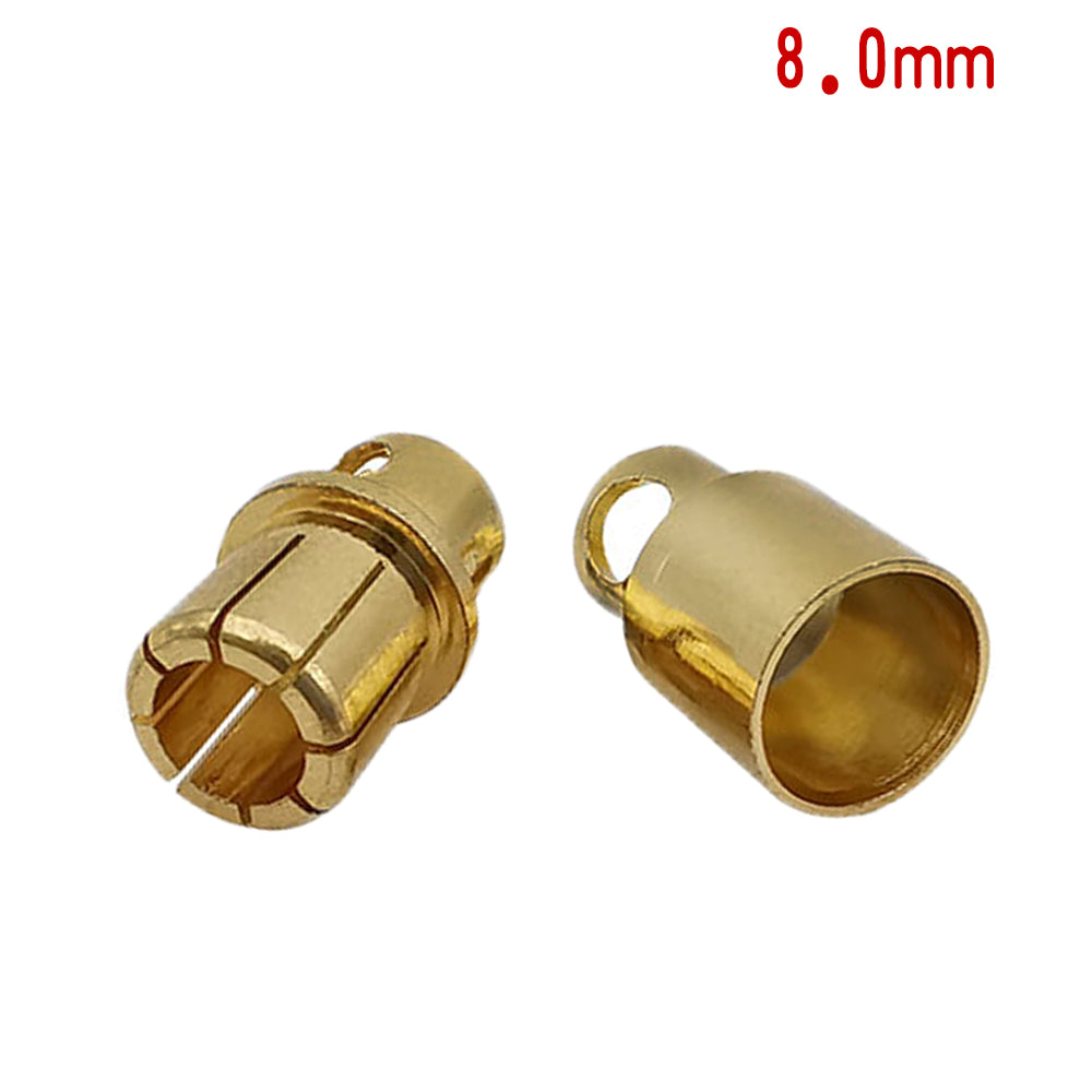 50Pairs Amass Bullet Banana Plug Connector  5.5mm 6mm  8mm Male Female for RC Lipo Battery ESC Motor