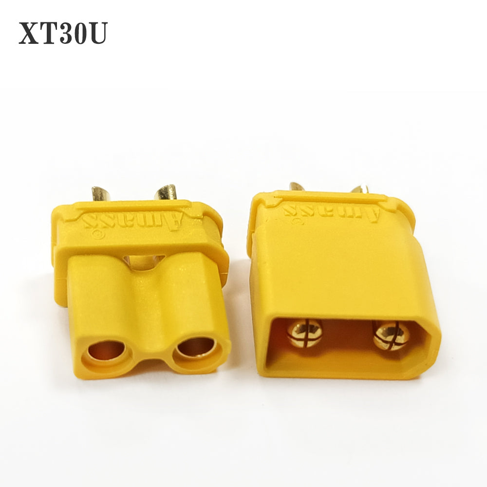 50Pairs Amass XT30U XT30 Upgrade Male Female Plug Connector Adapters forRemote Control Toy Part Lipo Battery ESC Accessory