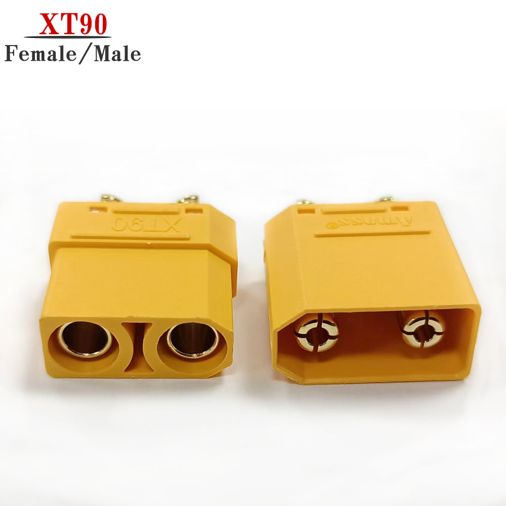 Amass XT90 Male Female Bullet Plug Connector Gold Plated XT-90 Banana Plug Jack Bullet Adapter For RC Lipo Battery Toys Parts