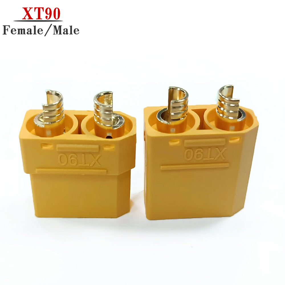 Amass XT90 Male Female Bullet Plug Connector Gold Plated XT-90 Banana Plug Jack Bullet Adapter For RC Lipo Battery Toys Parts