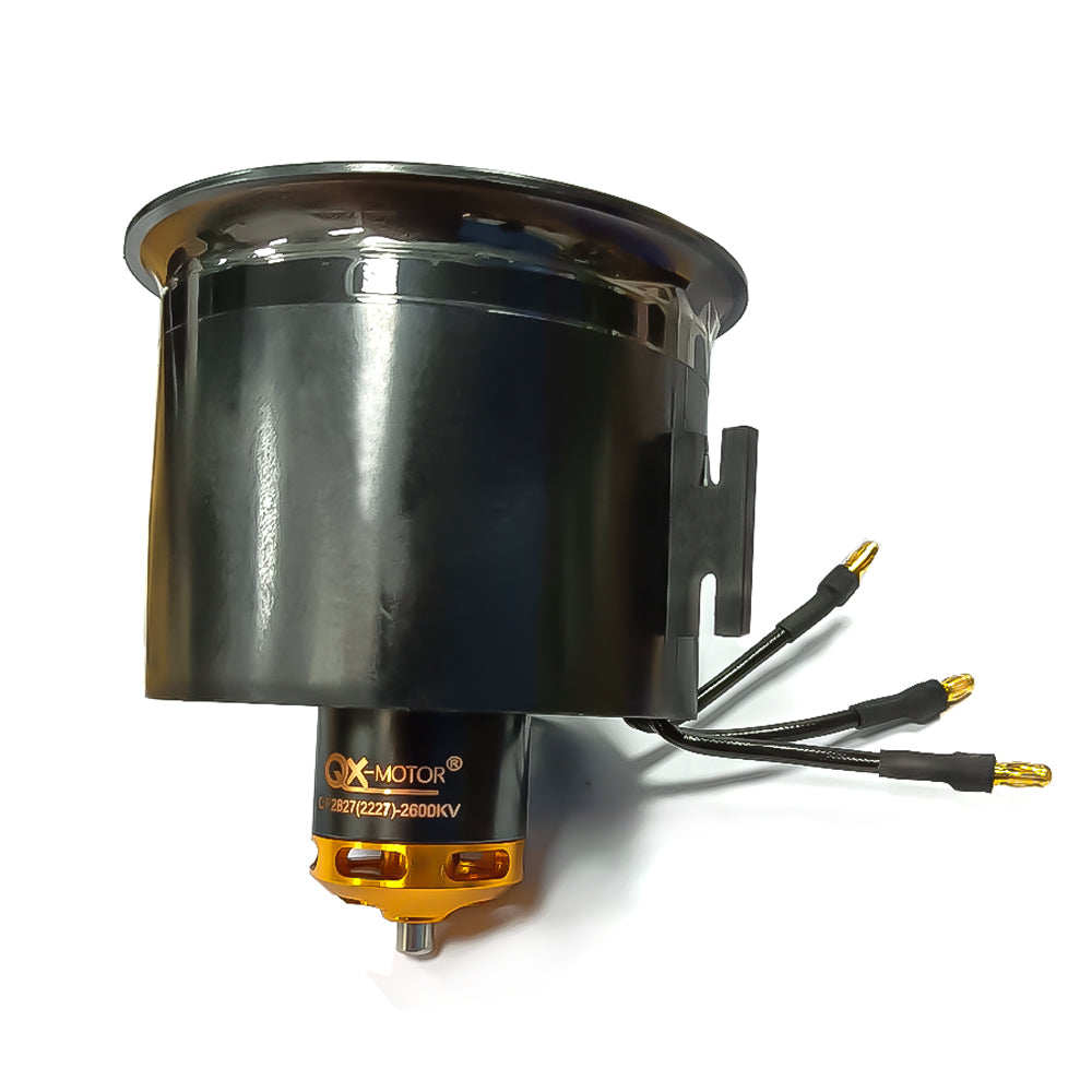 QX-Motor 70mm EDF 1800KV 2600KV 6S Power-saving Version for Model Fixed-wing 70mm Ducted Fan Aircraft Model