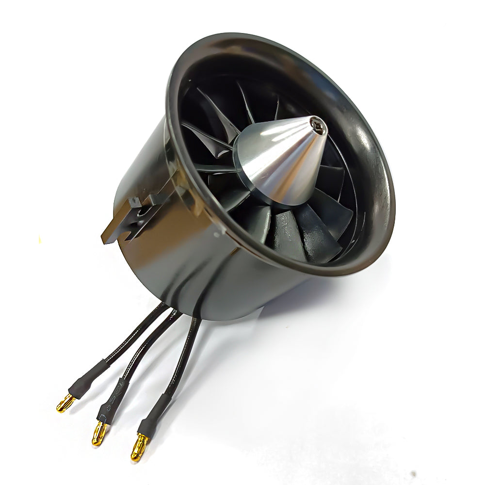 QX-Motor 70mm EDF 1800KV 2600KV 6S Power-saving Version for Model Fixed-wing 70mm Ducted Fan Aircraft Model