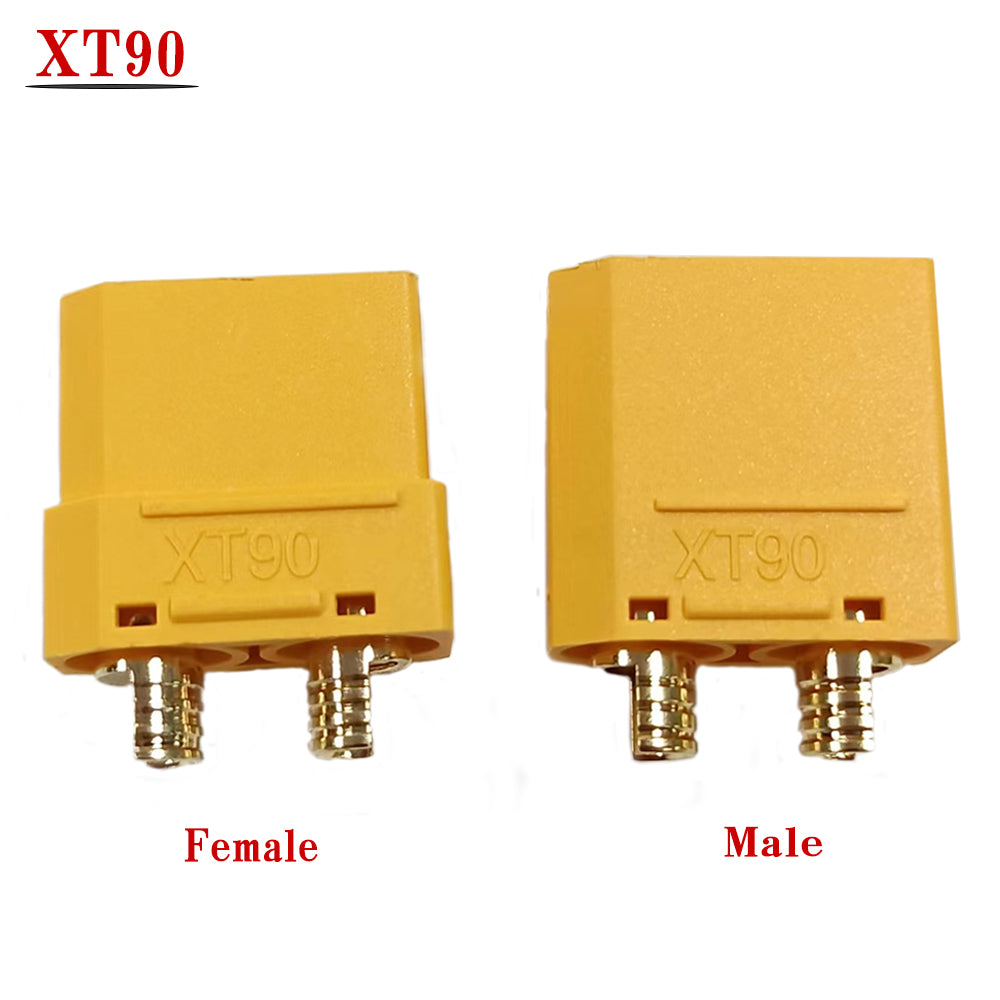 Amass XT90 Male Female Bullet Plug Connector Gold Plated XT-90 Banana Plug Jack Bullet Adapter For RC Lipo Battery Toys Parts