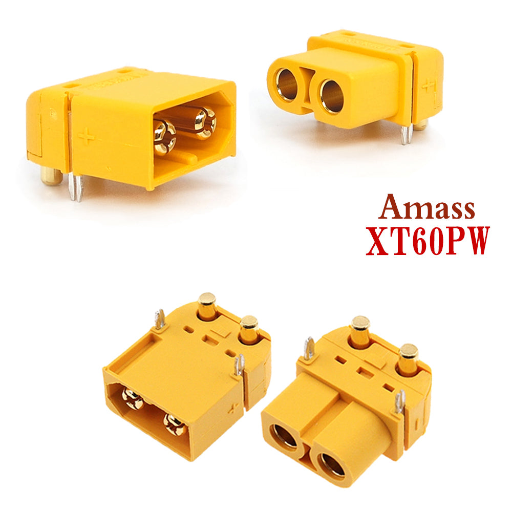 50Pairs Amass XT60PW Male Female Bullet Connector Plugs For RC FPV Lipo Battery RC Quadcopter