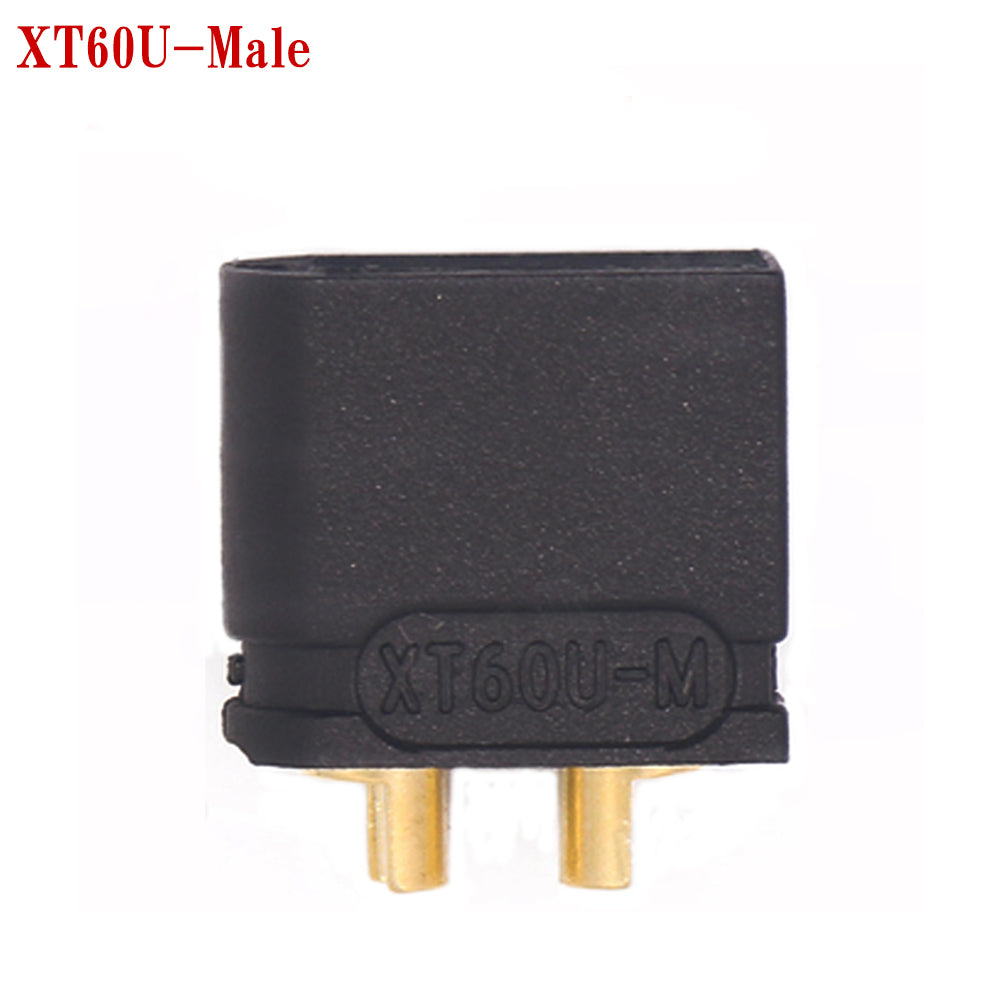 50pairs Amass XT60U Black Male Female Bullet Socket Connectors Plugs for Remote control toy parts