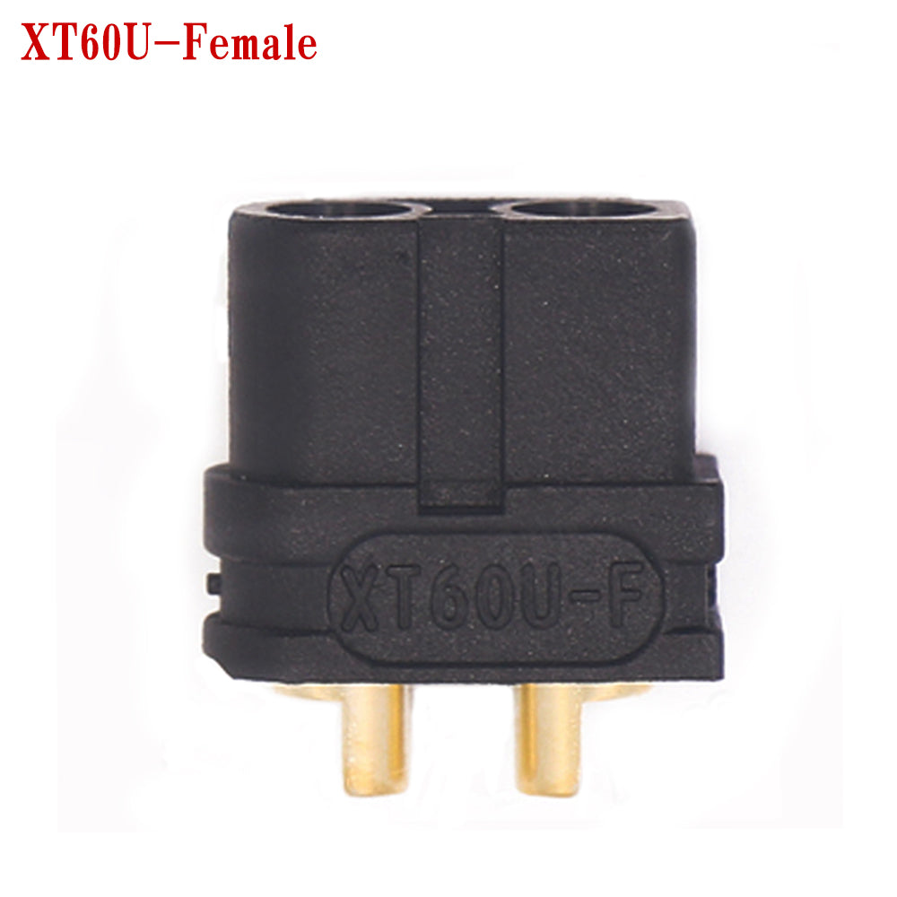 50pairs Amass XT60U Black Male Female Bullet Socket Connectors Plugs for Remote control toy parts