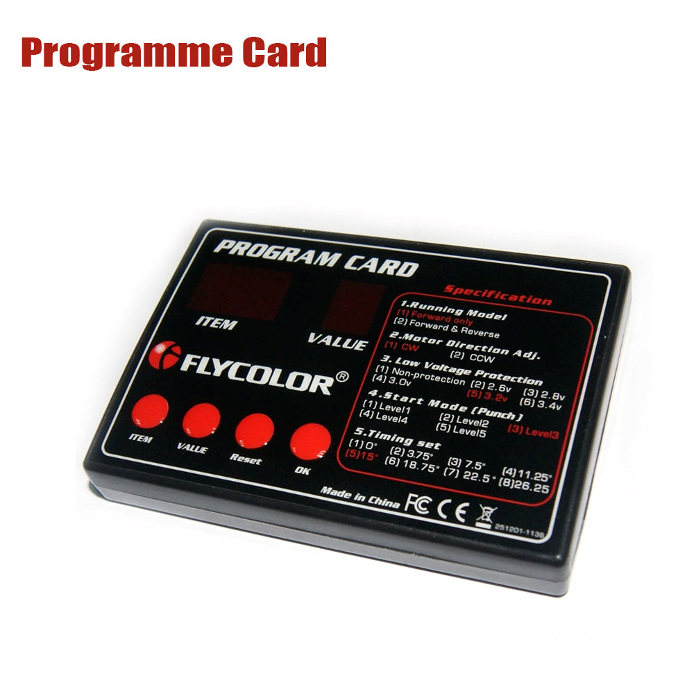 Flycolor Remote Control Ship Model Brushless ESC Waterproof 50A 70A 90A 120A 2-6S Lipo BEC 5.5V/5A With Progaming Card