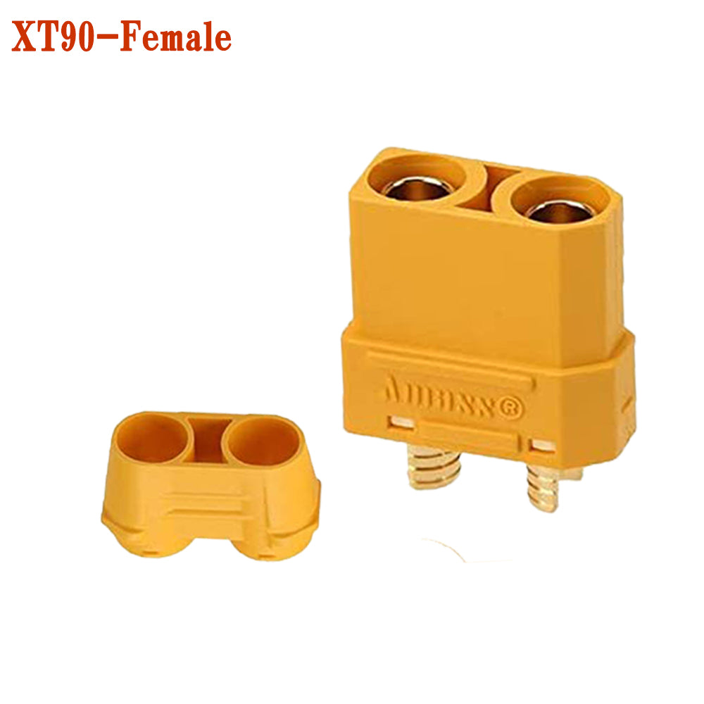 Amass XT90 Male Female Bullet Plug Connector Gold Plated XT-90 Banana Plug Jack Bullet Adapter For RC Lipo Battery Toys Parts