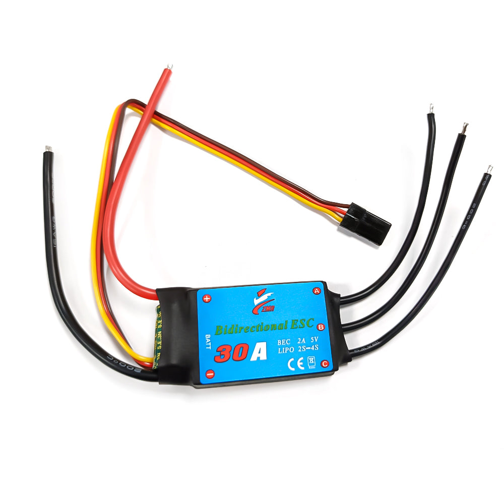 ZMR bidirectional ship model brushless ESC 12A/20A/30A/40A/50A/60A/80A with BEC for RC ship/underwater thrusters