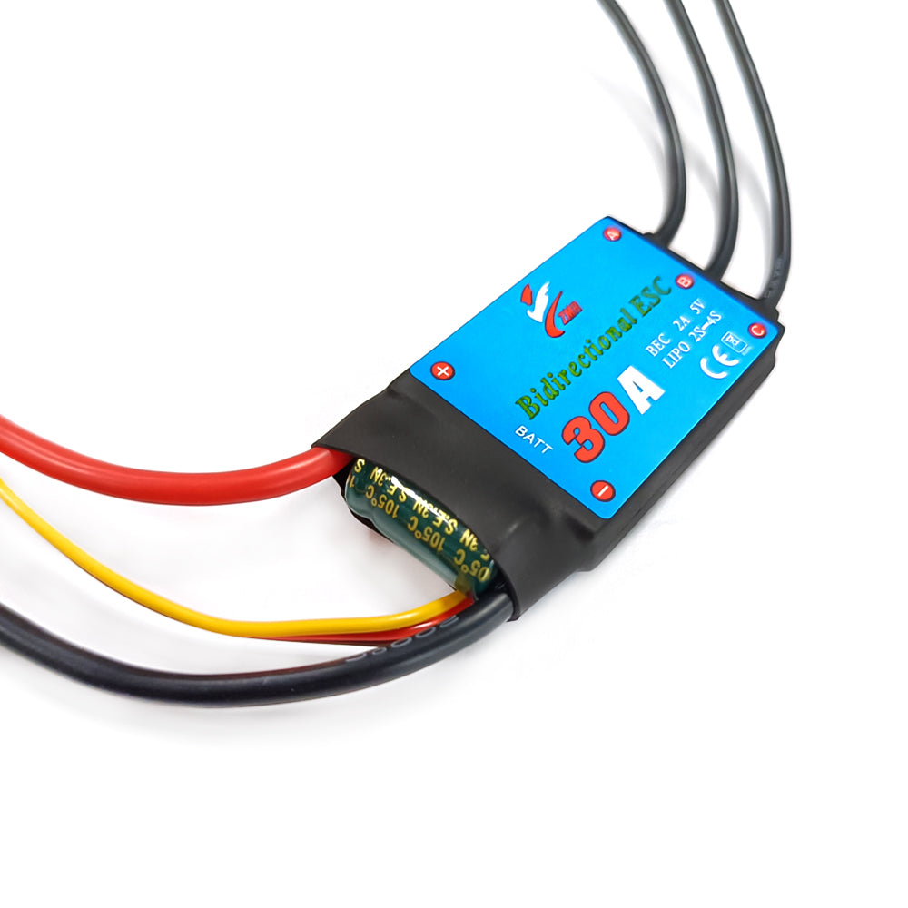 ZMR bidirectional ship model brushless ESC 12A/20A/30A/40A/50A/60A/80A with BEC for RC ship/underwater thrusters