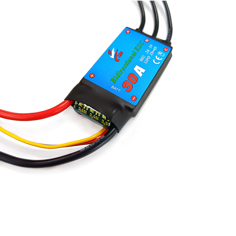 ZMR bidirectional ship model brushless ESC 12A/20A/30A/40A/50A/60A/80A with BEC for RC ship/underwater thrusters