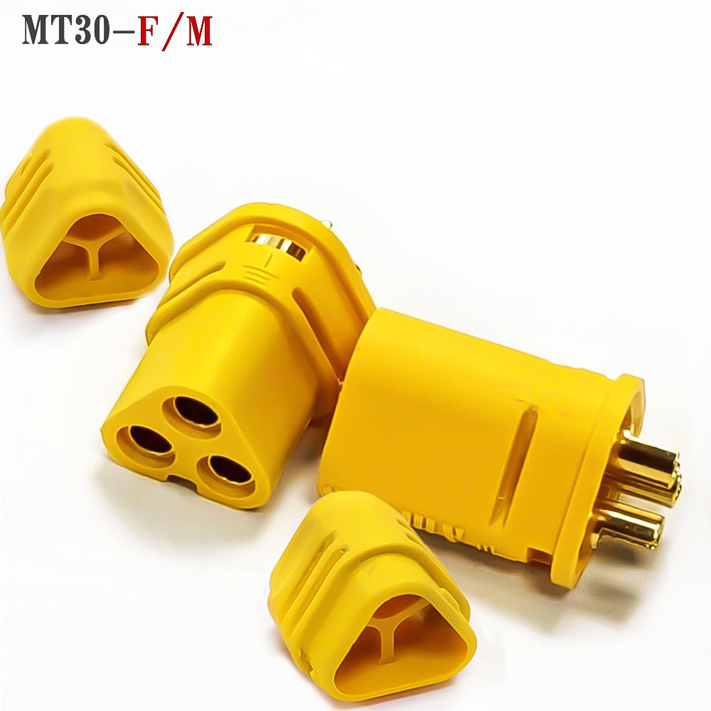 50Pairs Amass MT30 Connector Plug Female And Male Gold Plated For RC Lipo Battery Parts