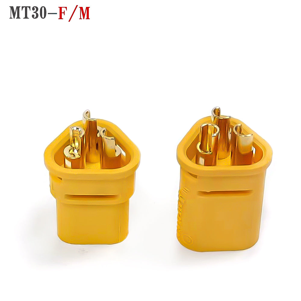 50Pairs Amass MT30 Connector Plug Female And Male Gold Plated For RC Lipo Battery Parts