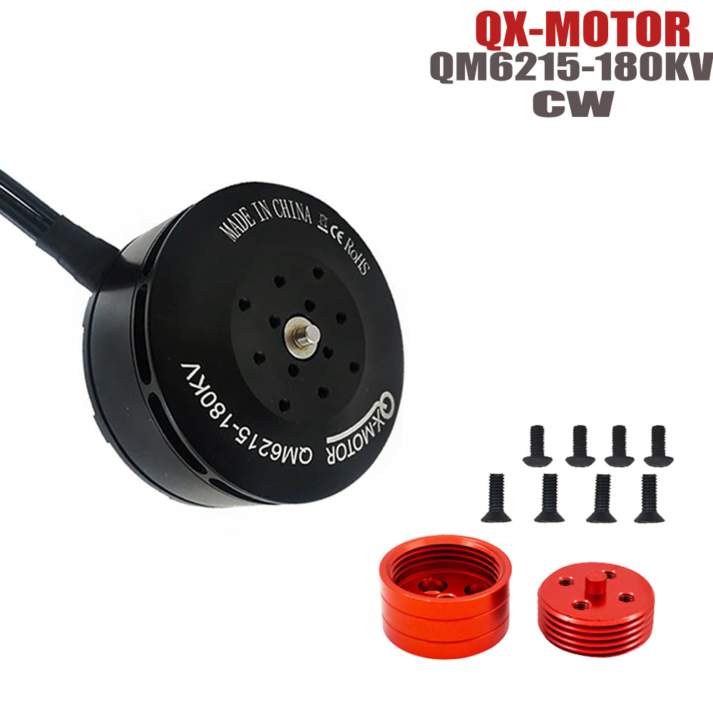 QX-MOTOR QM6215 180KV Brushless Motor CCW / CW compatible 2255 /2388 Propelle Drone Agricultural Power System