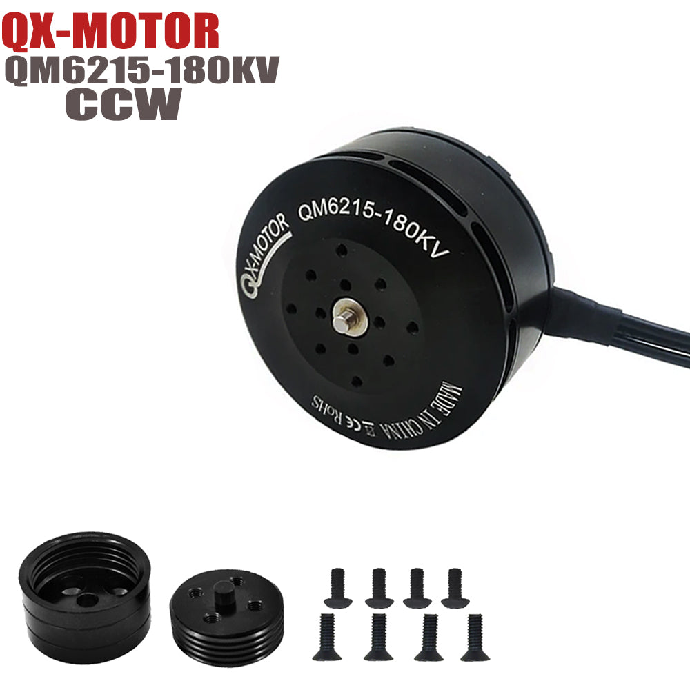 QX-MOTOR QM6215 180KV Brushless Motor CCW / CW compatible 2255 /2388 Propelle Drone Agricultural Power System