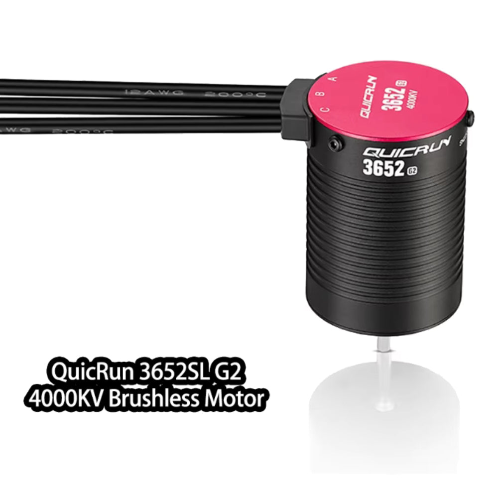 HobbyWing 3652/3660SL-G2 3250kv/3400kv/5400kv/3150kv/3700kv brushless motor, paired with G2 120A ESC, suitable for 1/10 toy cars