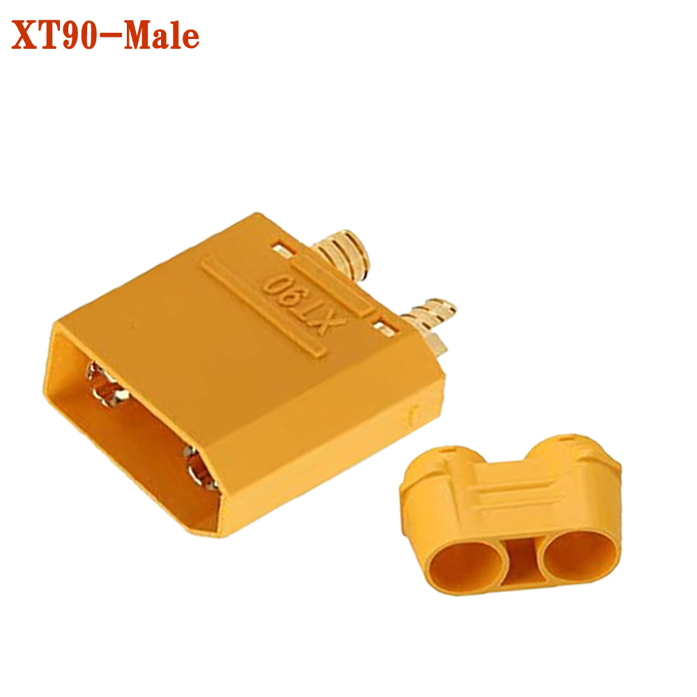 Amass XT90 Male Female Bullet Plug Connector Gold Plated XT-90 Banana Plug Jack Bullet Adapter For RC Lipo Battery Toys Parts