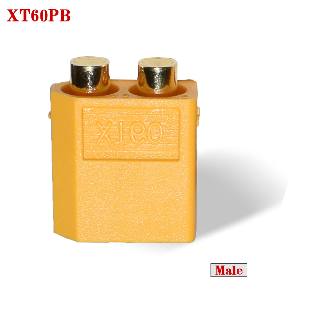 Amass 50Pairs XT60PB Plug Lithium Battery Male Female Head Socket Onboard Vertical Welding Plate Connector