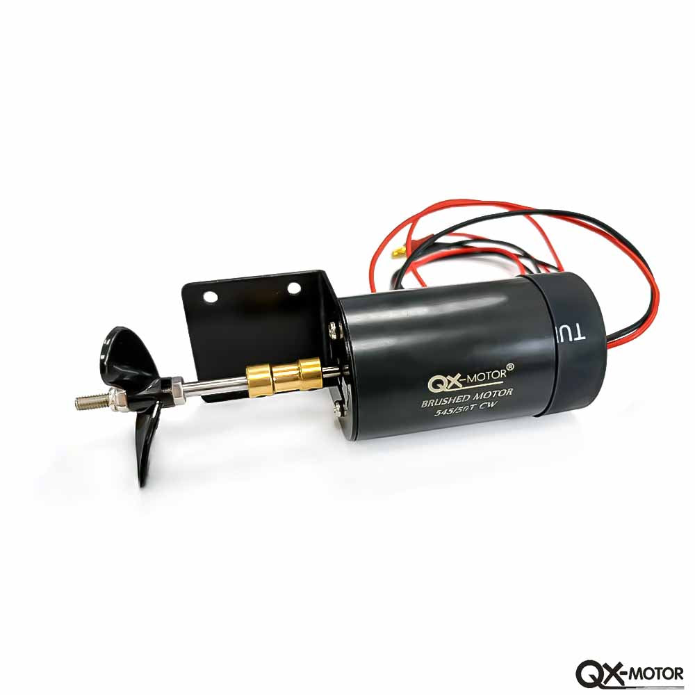 12V 16V brush underwater propeller motor 545/50T for unmanned / nesting trawler/remote control /duck boat