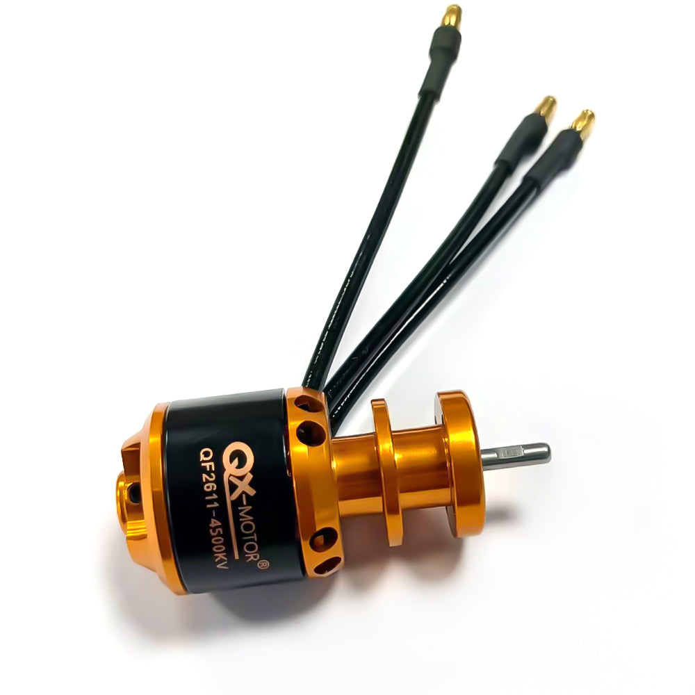 QX-Motor 64mm EDF 4500KV Brushless Motor with 5 Blades Ducted Fan for FMS RC Airplane