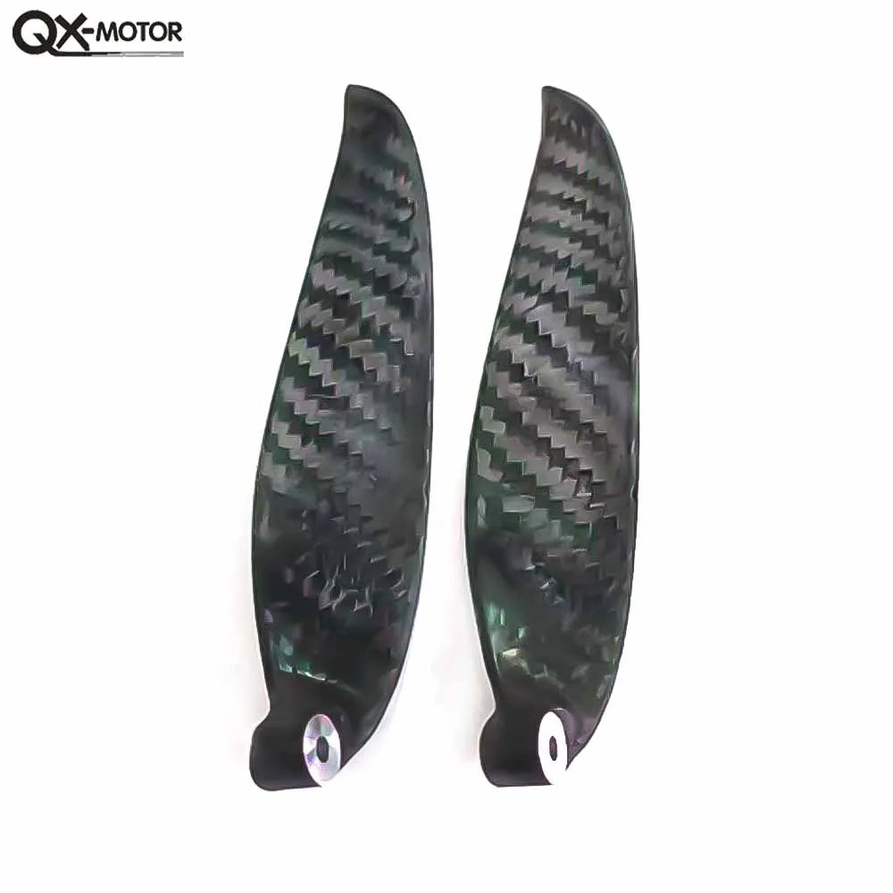 QX-MOTOR Carbon Fiber Folding propeller blade 9.5x5 10x6 11x6 11x8 12x6 13x6.5 13x7 13x8 14x8 14x9.5 15x10 16x8 16x13 18x10 19x10  For RC Airplane Props Fixed Wing Model