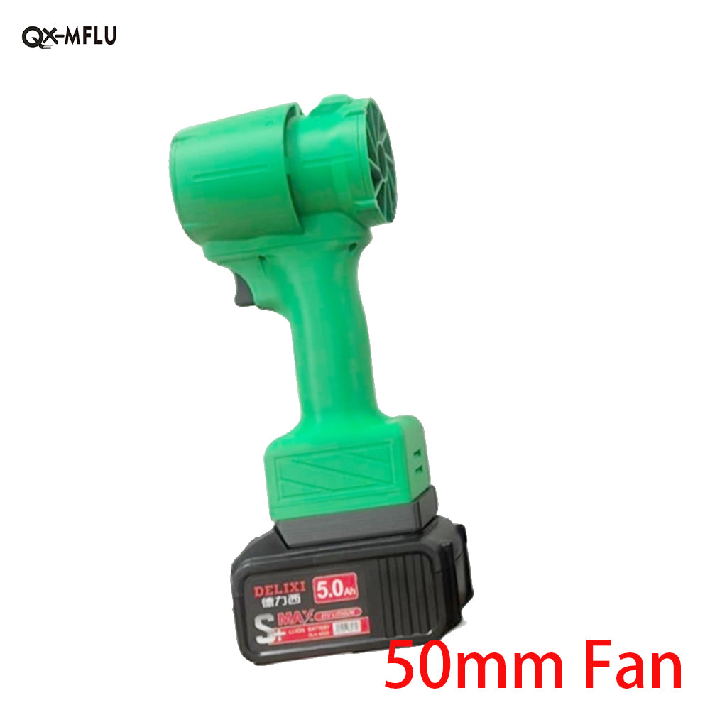 QX-MFLU 50mm high-power turbo motor blower, used for dust water dust snow removal, portable handheld industrial powerful fan standard version