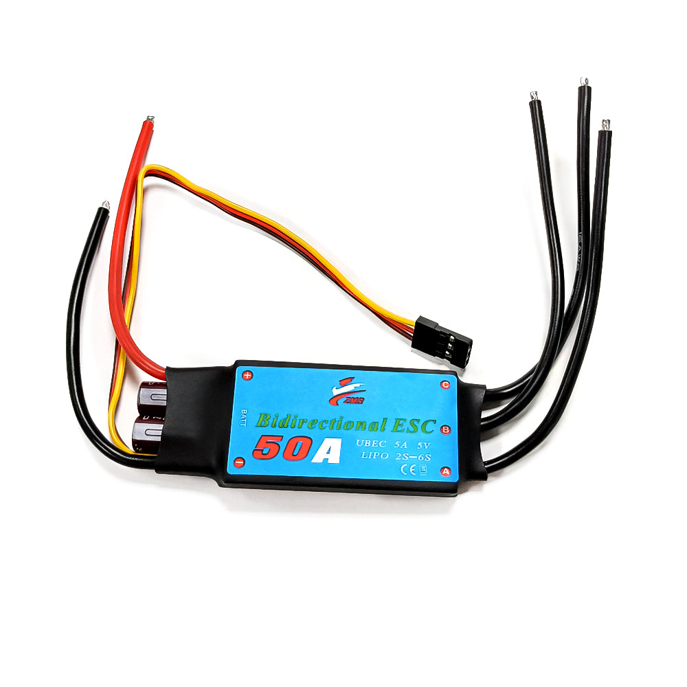 ZMR bidirectional ship model brushless ESC 12A/20A/30A/40A/50A/60A/80A with BEC for RC ship/underwater thrusters